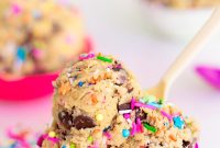 Edible Funfetti Chocolate Chip Cookie Dough Recipe