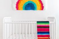 DIY Rainbow Latch Hook Wall Hanging Tutorial for Bright Home Decor