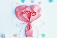 Conversation Heart Balloons: Free Printable Valentine Cards