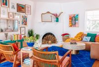 Colorful Living Room Makeover: Before, After & Design Details