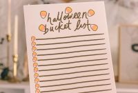 Ultimate Halloween Bucket List: Free Printable Checklist