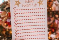 Printable Christmas Bucket List: Free Festive Activities Guide