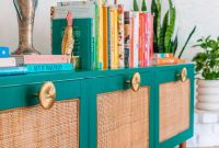 Rattan IKEA Besta TV Stand Makeover: Step-by-Step Hack