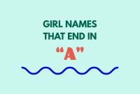 Girl Names That End in A: Beautiful Baby Name Ideas