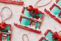 Christmas Window Popsicle Stick Ornament Craft Ideas