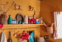 Moody Layered Yellow Kitchen Design Ideas