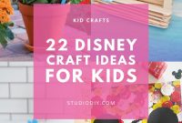 22 Magical Disney Crafts Kids Will Love