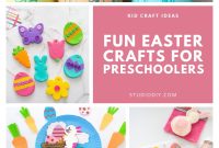 21 Creative Easter Crafts for Preschoolers to Make at Home