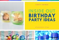 23 Creative Inside Out Birthday Party Ideas for Kids