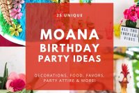 25 Moana Birthday Party Ideas Kids Will Love