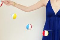 How to Make a Beach Ball Garland for Summer Parties