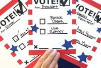 Printable Kids’ Voting Ballots: DIY Templates for Classroom Elections