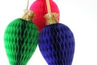 DIY Honeycomb Christmas Ornaments: Make Festive Bulb Decorations