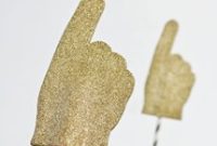 Make Glitter Foam Fingers: DIY Craft Tutorial for Cheer Props