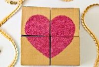 Glitter Block Puzzle Valentines: DIY Step-by-Step Craft Guide