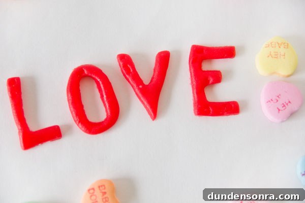 Make Your Own Conversation Heart Cakes: Step-by-Step DIY Guide 6 DIY Conversation Heart Cakes