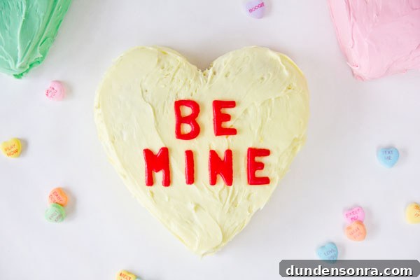 Make Your Own Conversation Heart Cakes: Step-by-Step DIY Guide 7 Conversation Heart Cakes for Valentine's Day