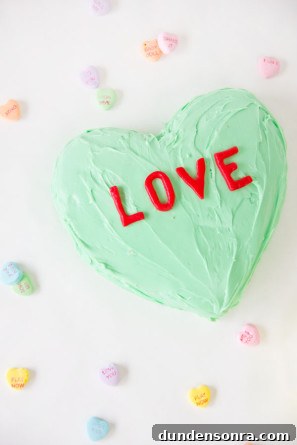 Make Your Own Conversation Heart Cakes: Step-by-Step DIY Guide 9 Candy Conversation Heart Cake