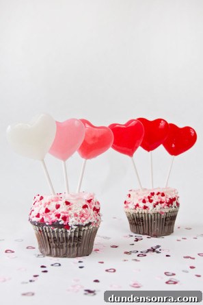 Easy Heart Lollipops