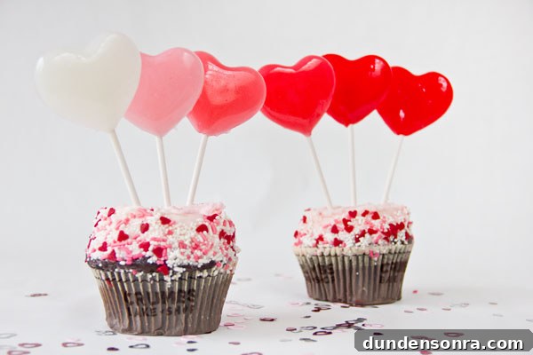DIY Heart Lollipops