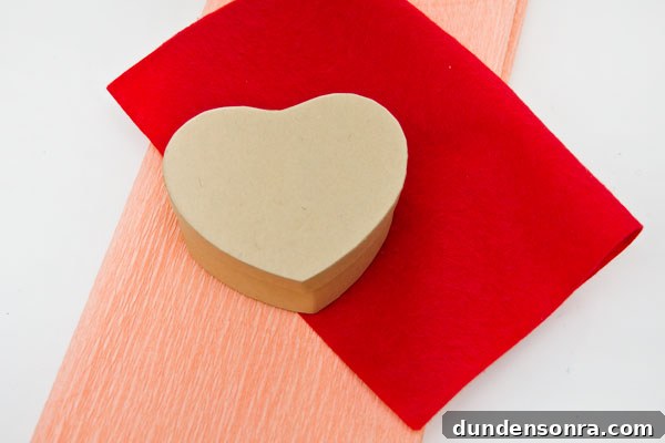 DIY Conversation Heart Pinata Supplies