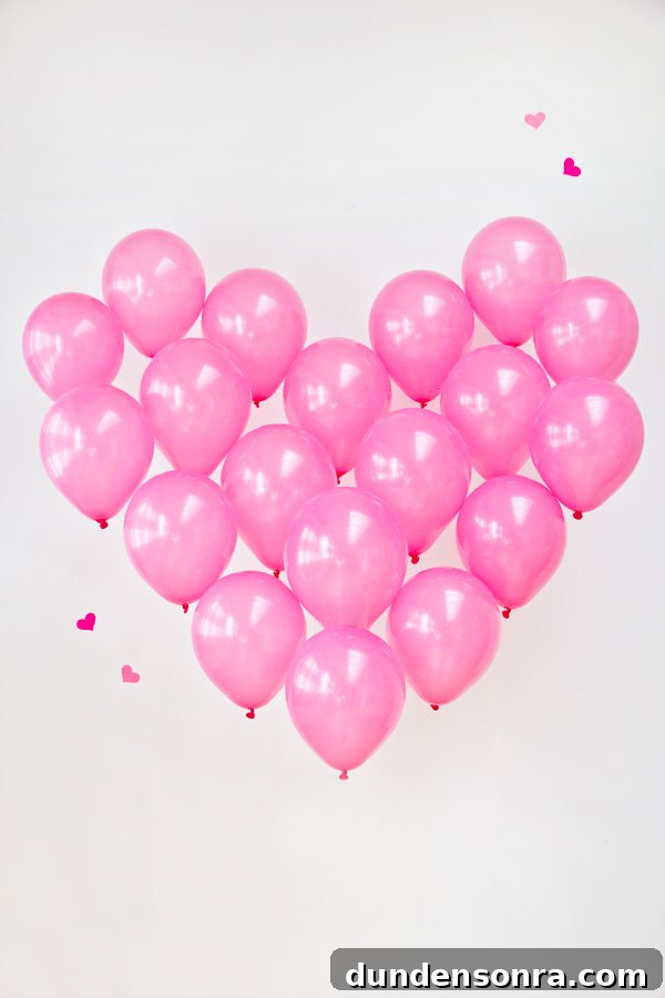 How to Make a Giant Balloon Heart for Parties and Photos 2 DIY Giant Balloon Heart