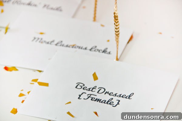DIY Oscar Party Awards