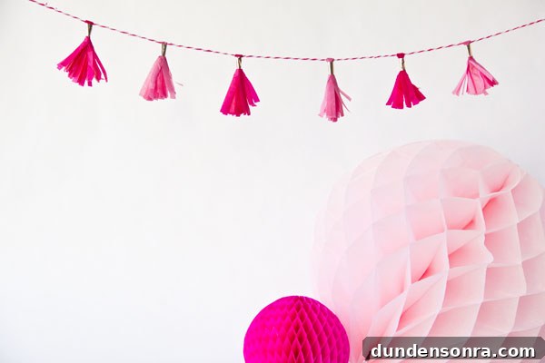 DIY MIni Tassel Garland Tutorial