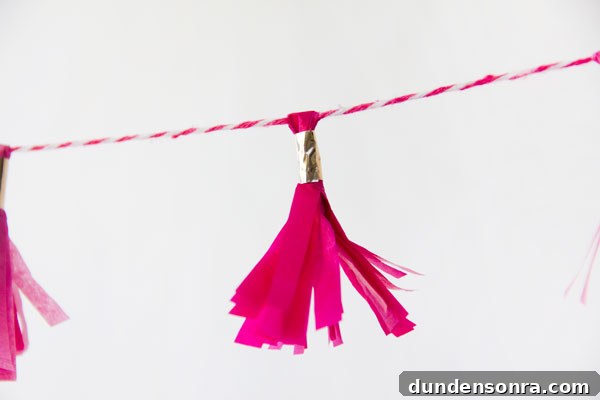 Mini Tassel Garland DIY