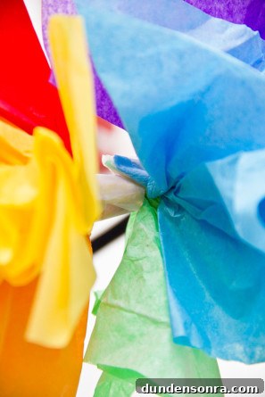 DIY Rainbow Party Hat
