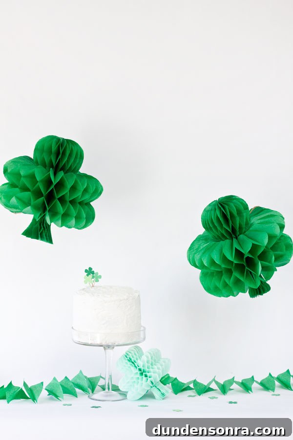 DIY Shamrock Honeycombs