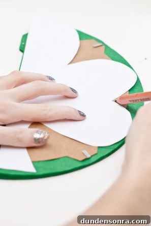 DIY St Patricks Day Shamrock Honeycomb Decor