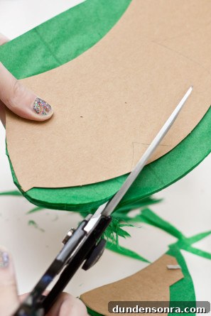 Shamrock Honeycomb DIY for St. Pattys