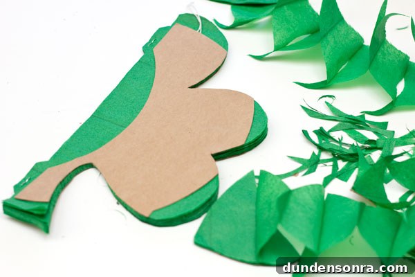 Honeycomb Shamrock DIY for St Patricks Day