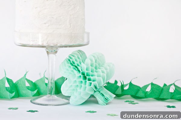 DIY Shamrock Honeycombs for St Patricks Day