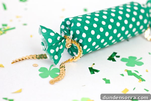 Lucky Confetti Popper DIY for St Patricks Day