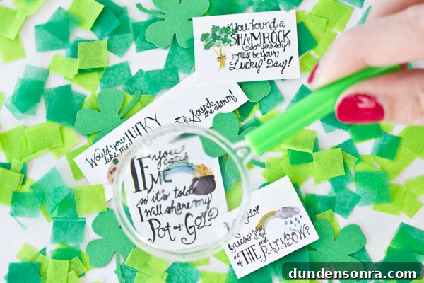 Free Printable Leprechaun Notes for St. Patricks Day