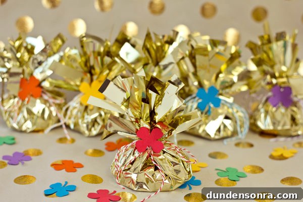 DIY Fringed Pots of Gold for St. Patrick’s Day Decorations 2 DIY Fringey Pots of Gold