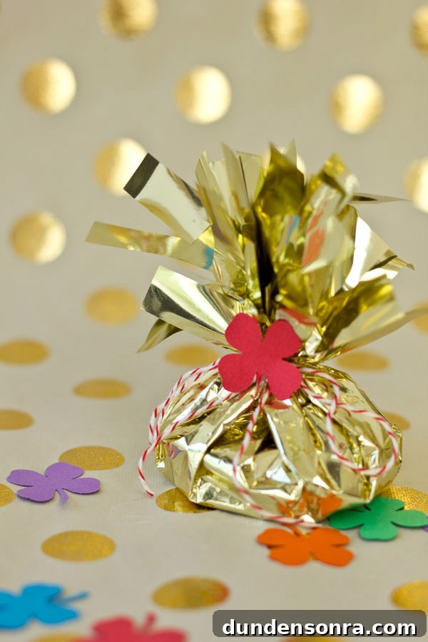DIY Fringed Pots of Gold for St. Patrick’s Day Decorations 11 DIY Fringey Pot of Gold