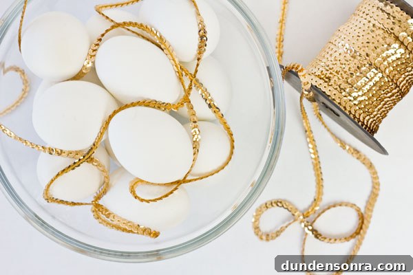 DIY Sequin Easter Eggs: Step-by-Step Guide to Sparkling Decor 4 Sequin Easter Egg Supplies