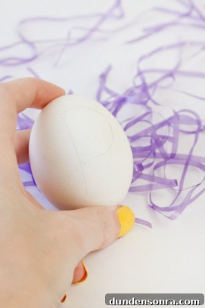 DIY Sequin Letter Easter Eggs