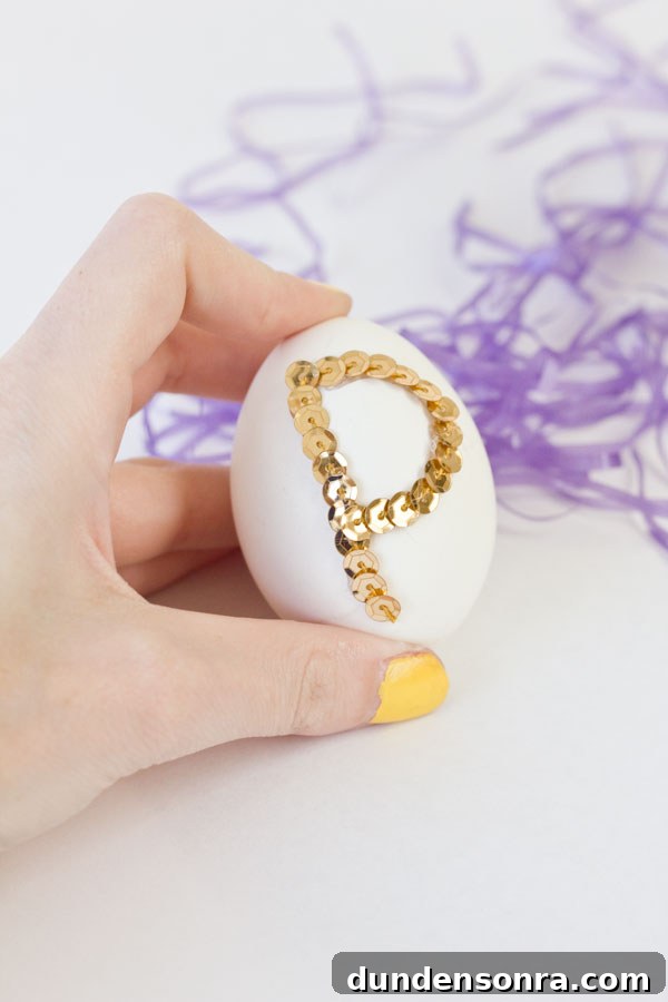 DIY Sequin Easter Eggs: Step-by-Step Guide to Sparkling Decor 7 How To Make Sequin Easter Eggs