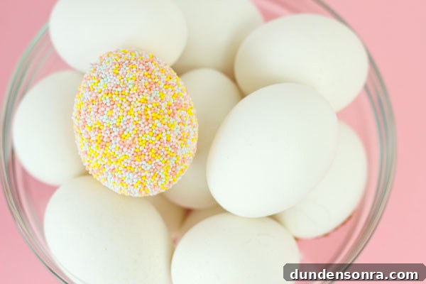 How to Make Sprinkle-Covered Easter Eggs: Step-by-Step DIY Guide 10 DIY Sprinkle Covered Easter Eggs
