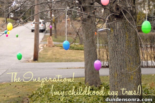 DIY Egg Popper Tree Craft: Fun Spring Decoration Tutorial 3 Egg Trees