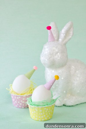 DIY Party Hat Eggs Tutorial