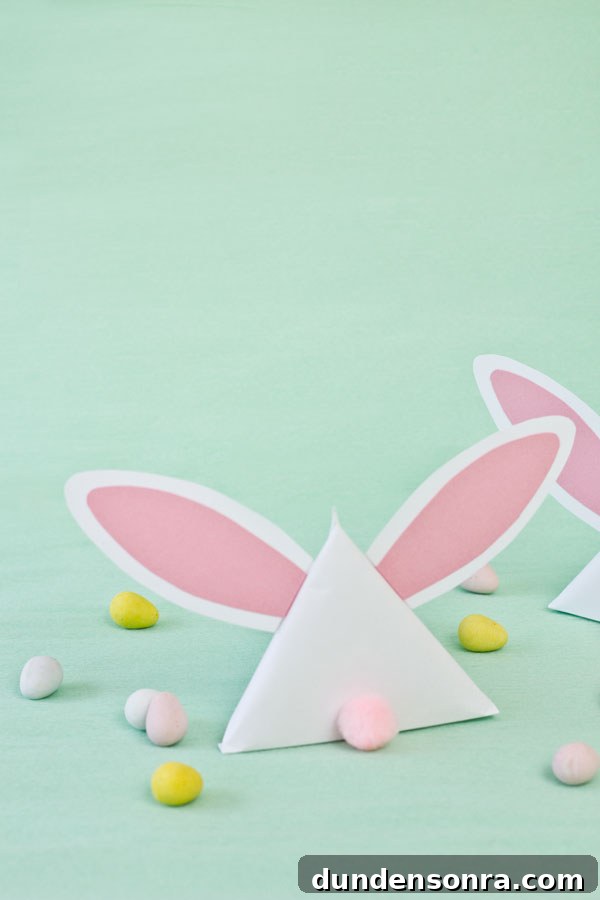 DIY Easter Bunny Treat Pouches