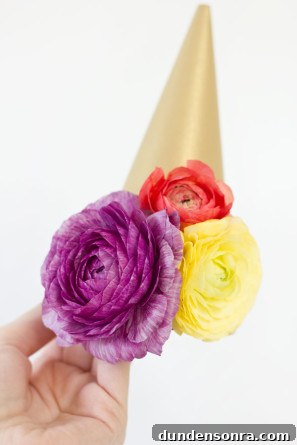 Flower Party Hats How To