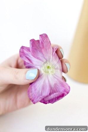 Flowers on Party Hats DIY