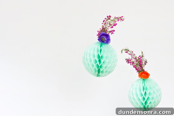 DIY Fresh Flower Honeycombs
