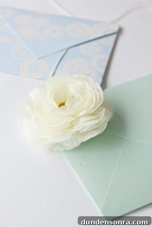 Fresh Flower Envelopes